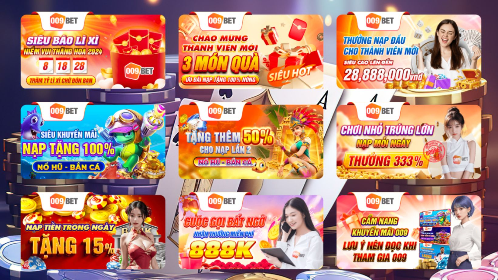 Hướng dẫn nạp, rút tiền tại cổng game 009